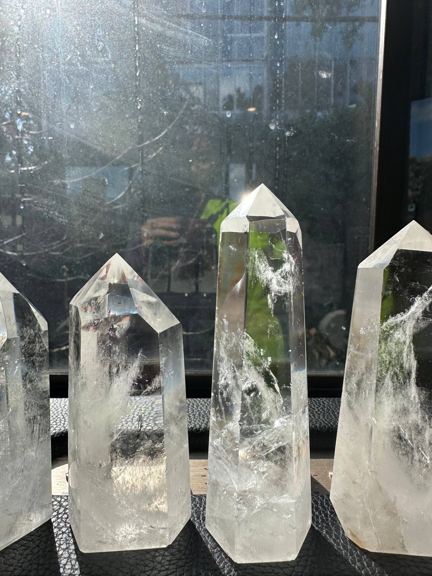 Large High Quality Clear Quartz Tower Point Generator - Amplify Your Energy