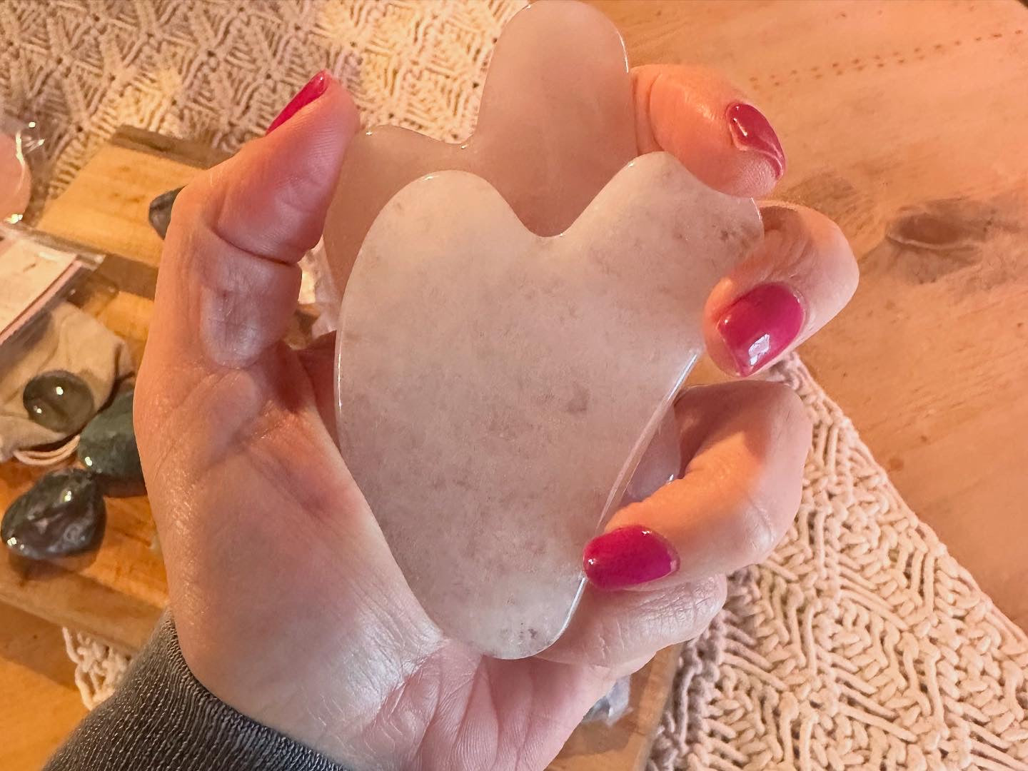 Ethically Sourced Crystal Gua Sha Boards Crystal Gua Sha Scraping Massage Tools