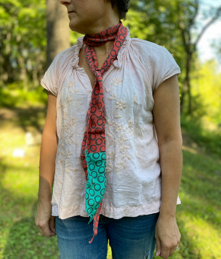 Fair Trade Silk Headband | Recycled Silk Sarees Made in India Unique