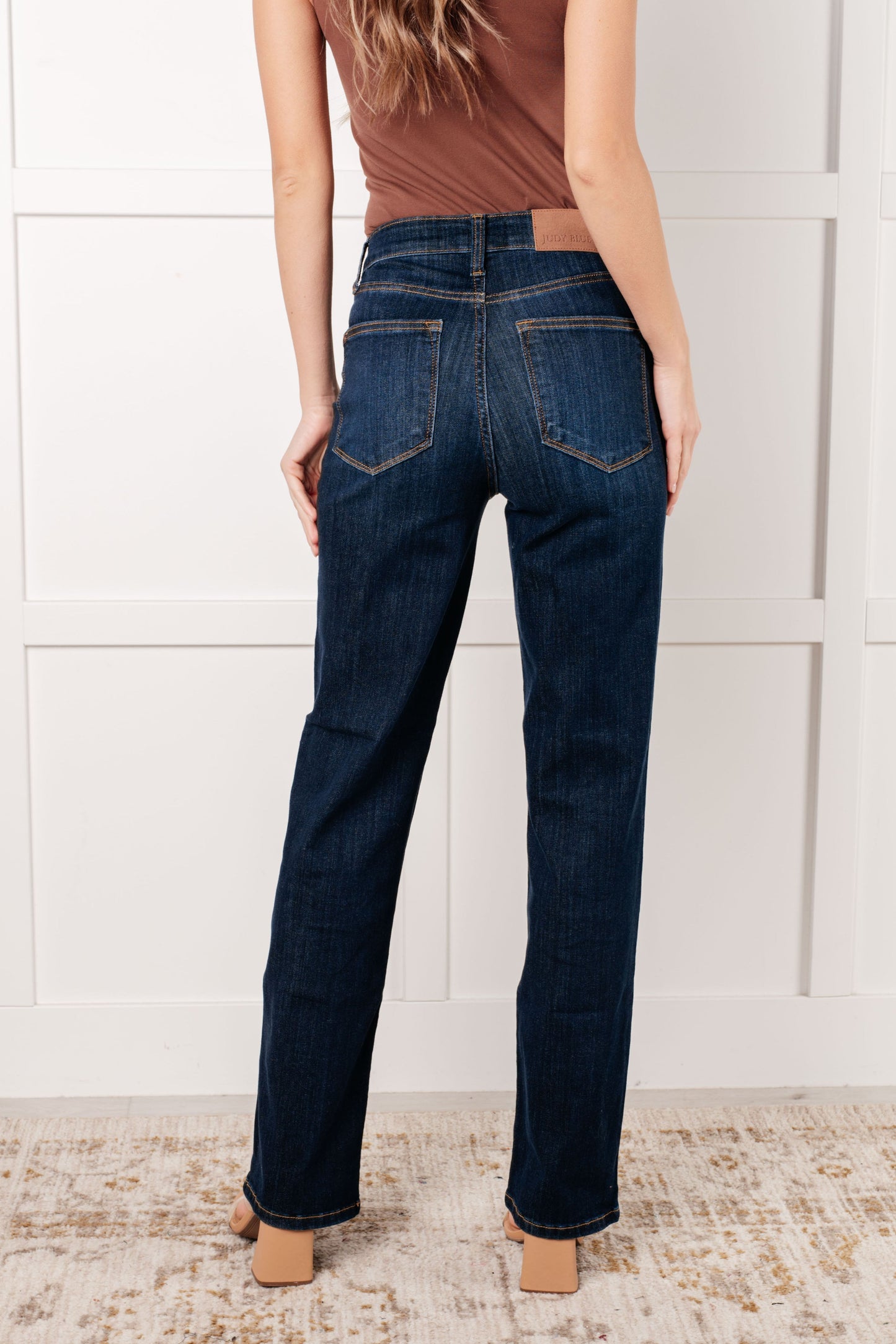 Judy Blue - Alaina High Rise Classic Straight Jeans