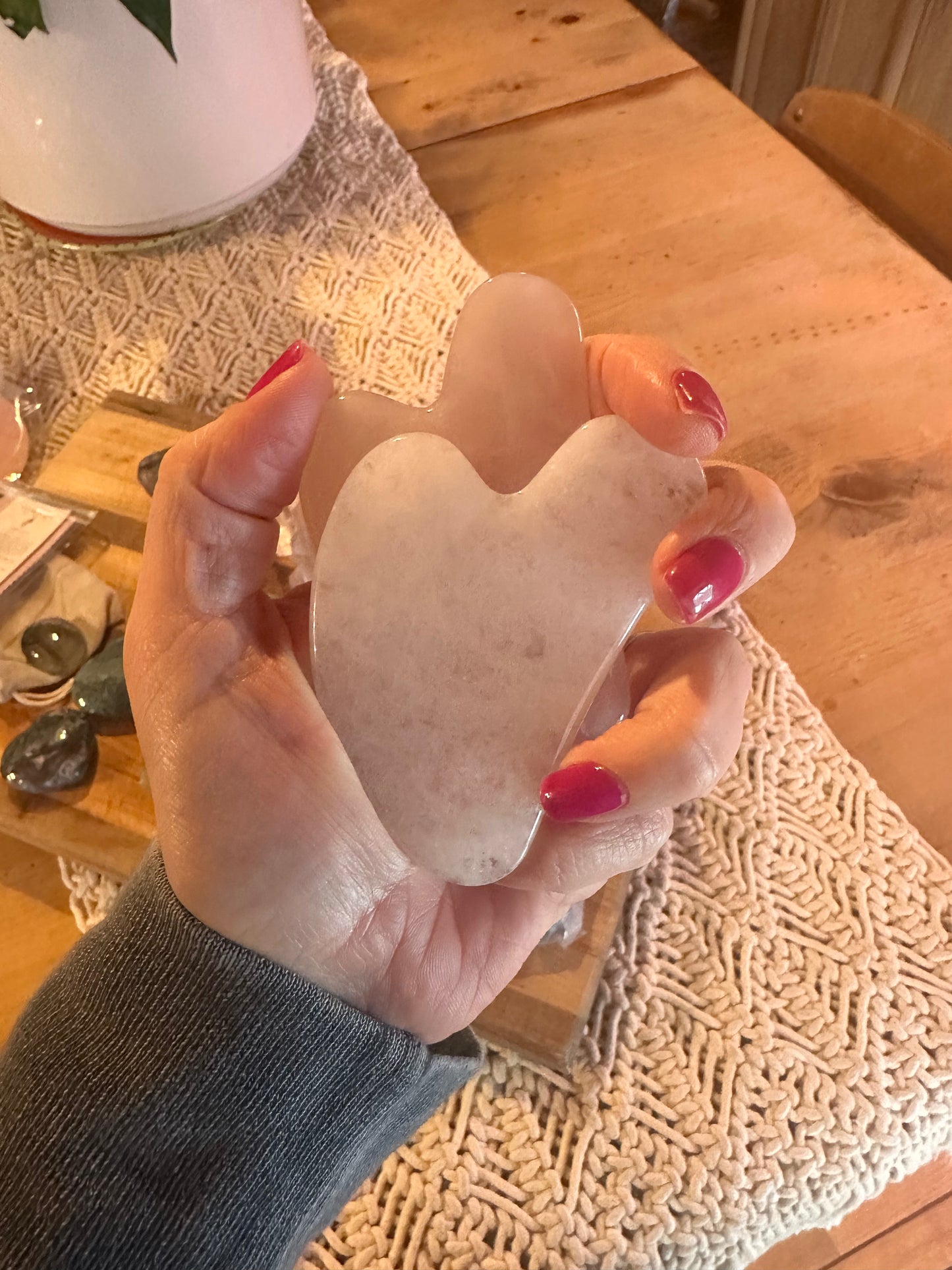 Ethically Sourced Crystal Gua Sha Boards Crystal Gua Sha Scraping Massage Tools