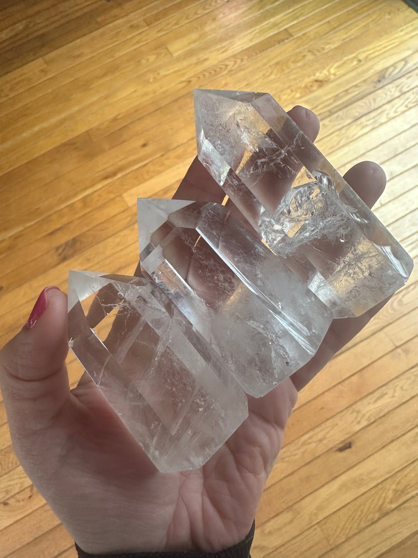Large High Quality Clear Quartz Tower Point Generator - Amplify Your Energy