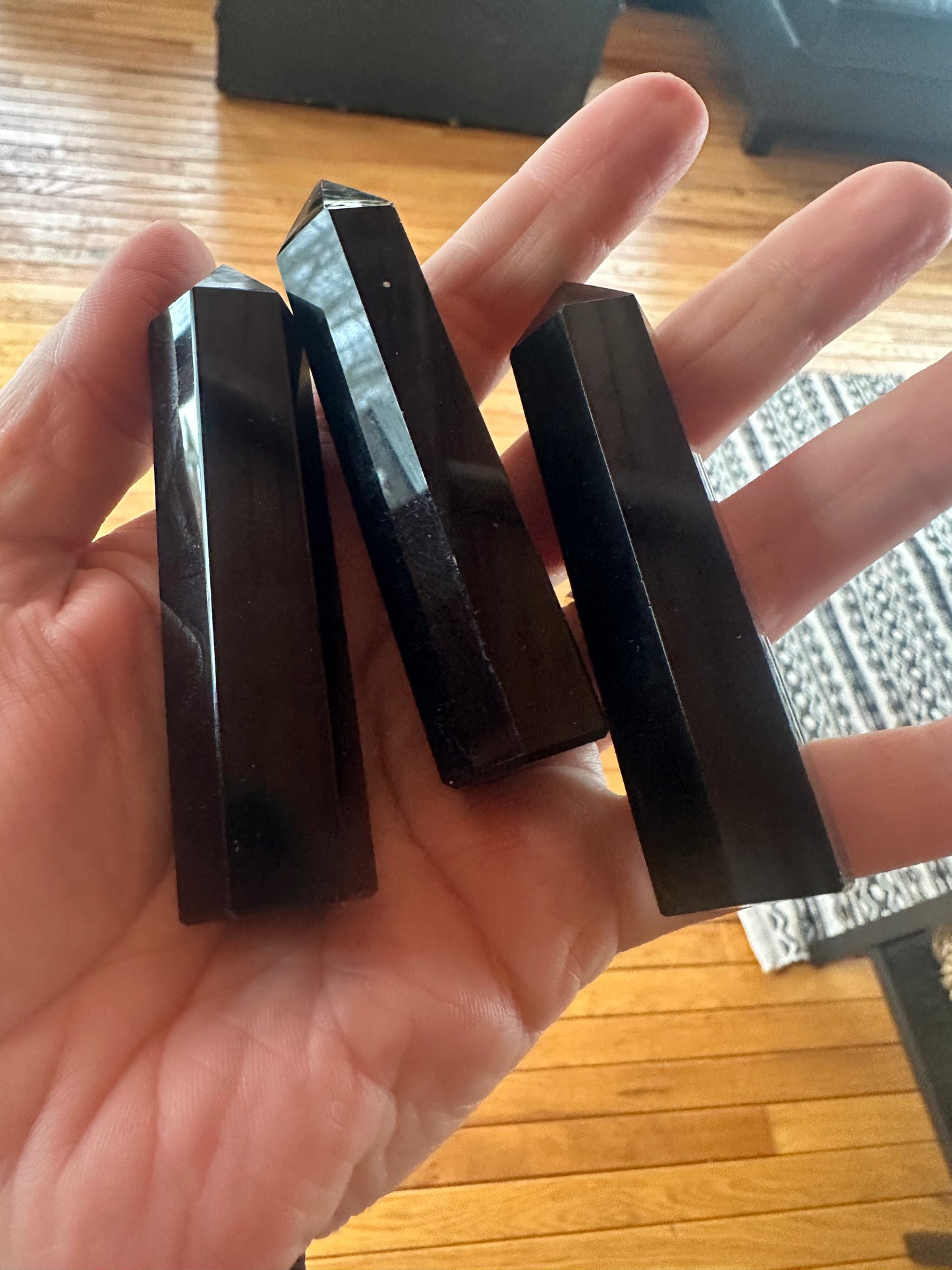 Black Obsidian Crystal Obelisk Tower Point Generator