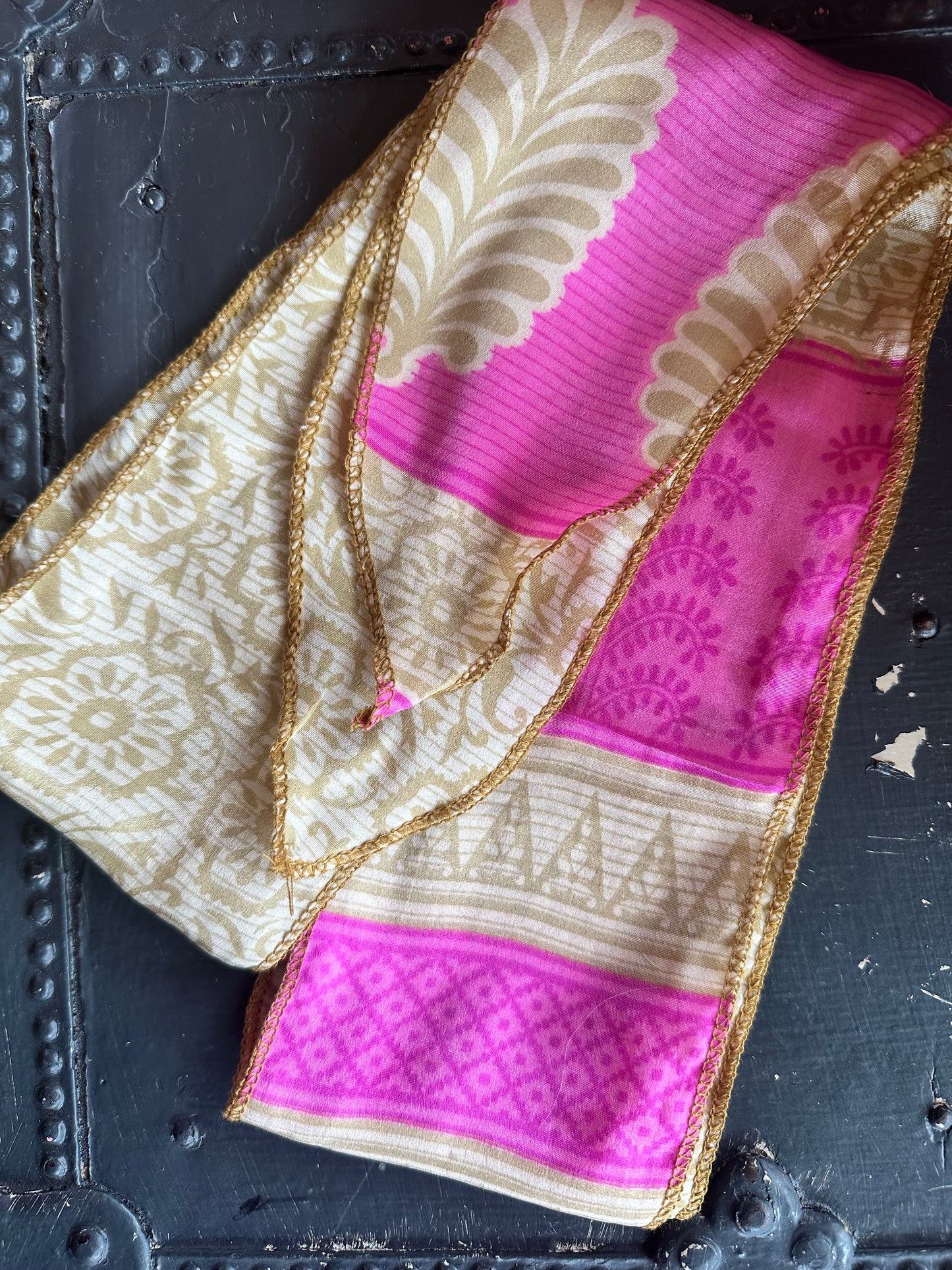 Fair Trade Silk Headband | Recycled Silk Sarees Made in India Unique