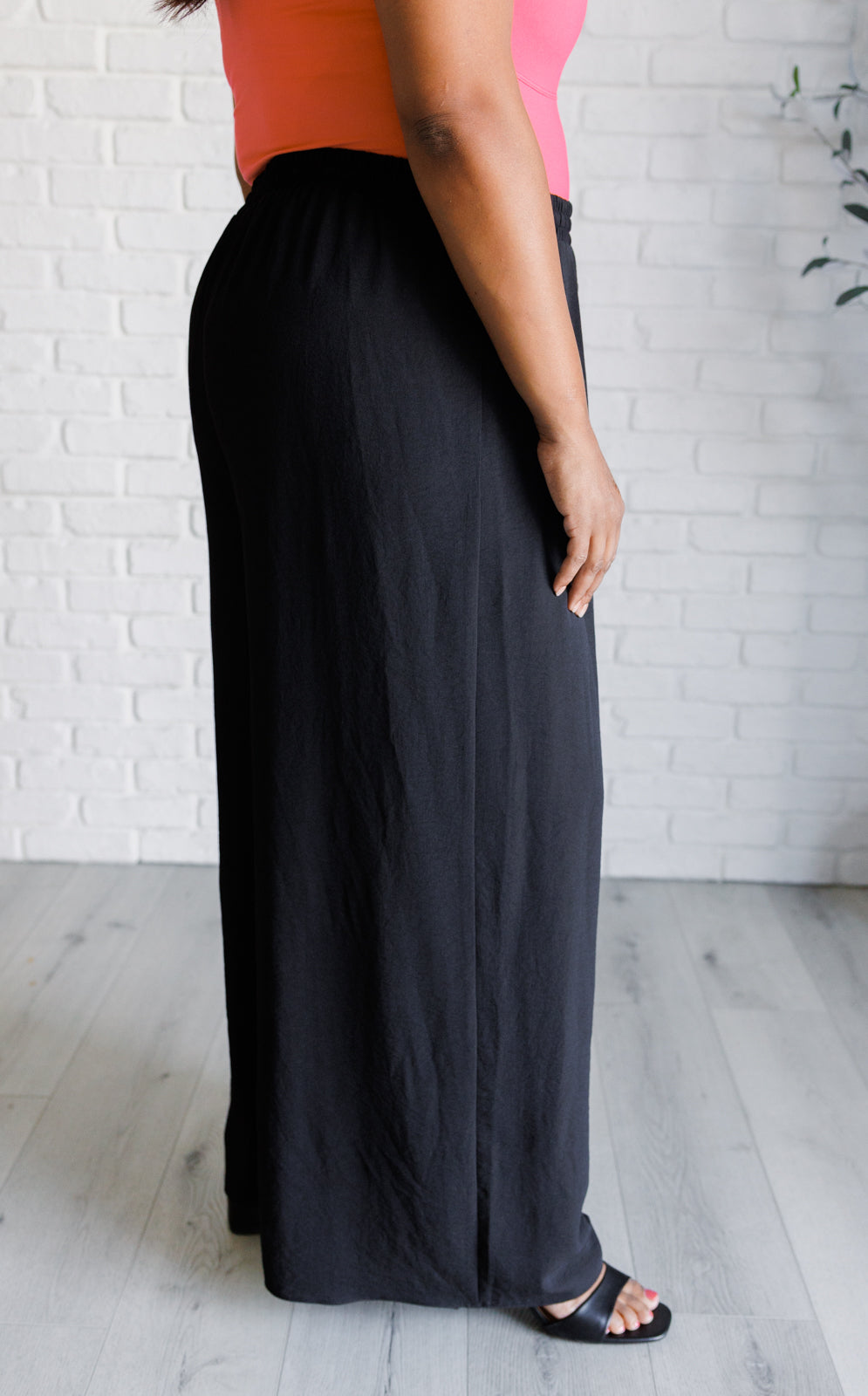 Flowy Drawstring Wide Leg Pants