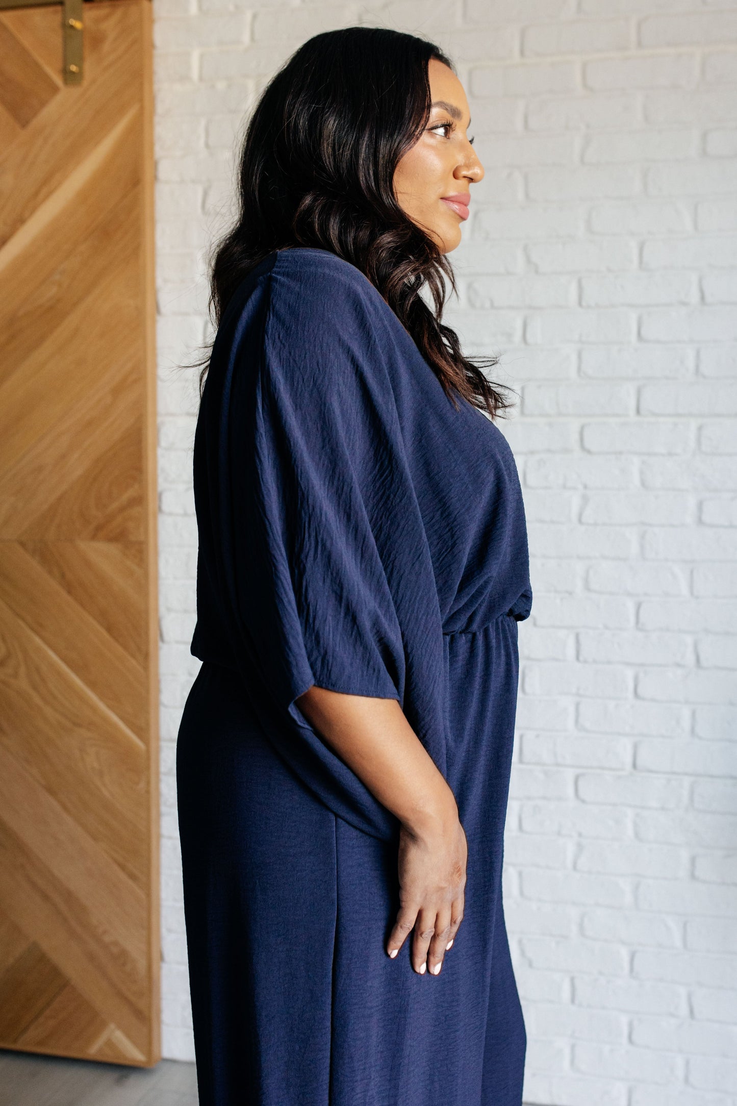 Crinkle Wide Leg Jumpsuit