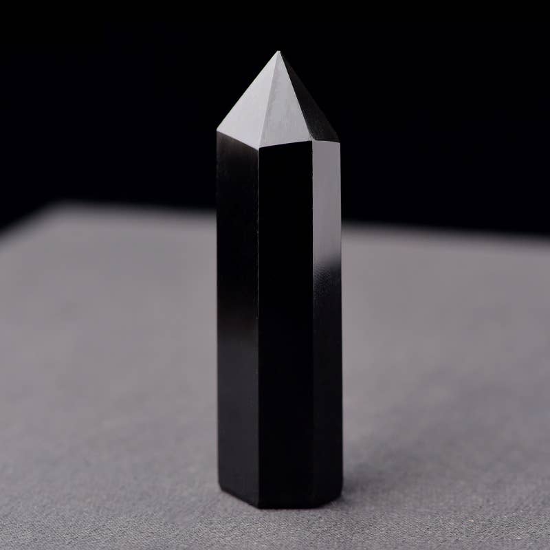 Black Obsidian Crystal Obelisk Tower Point Generator