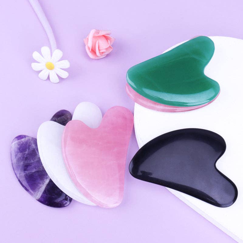 Ethically Sourced Crystal Gua Sha Boards Crystal Gua Sha Scraping Massage Tools