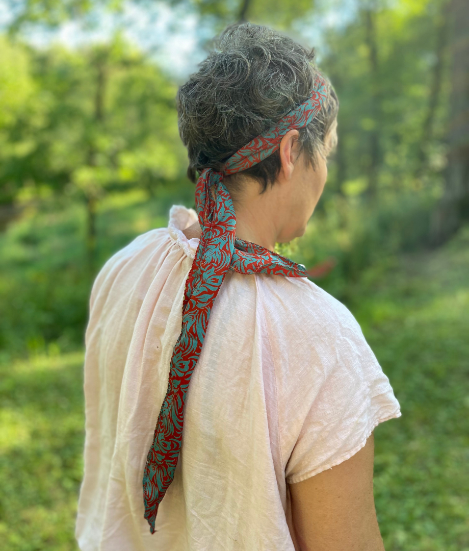 Fair Trade Silk Headband | Recycled Silk Sarees Made in India Unique