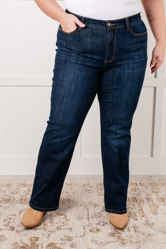 Judy Blue - Alaina High Rise Classic Straight Jeans