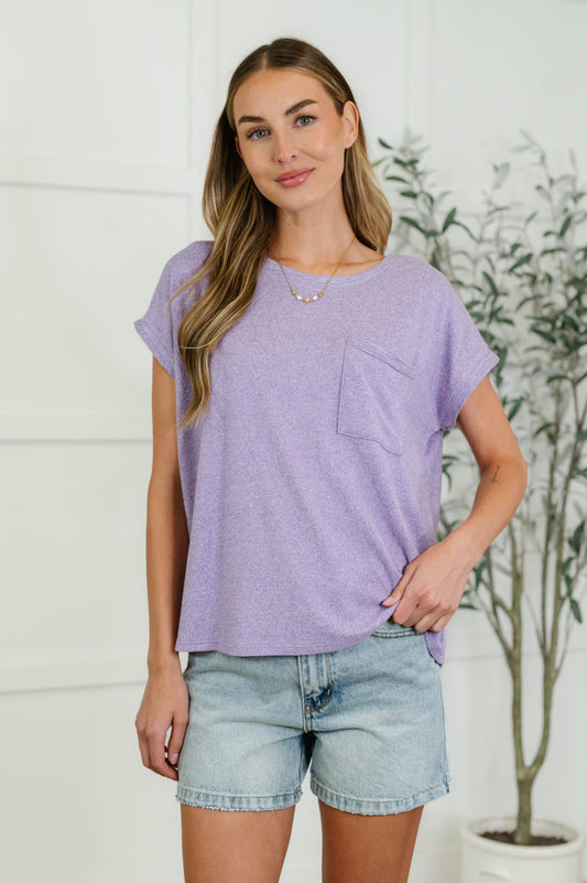 Basic Tee in Lavender